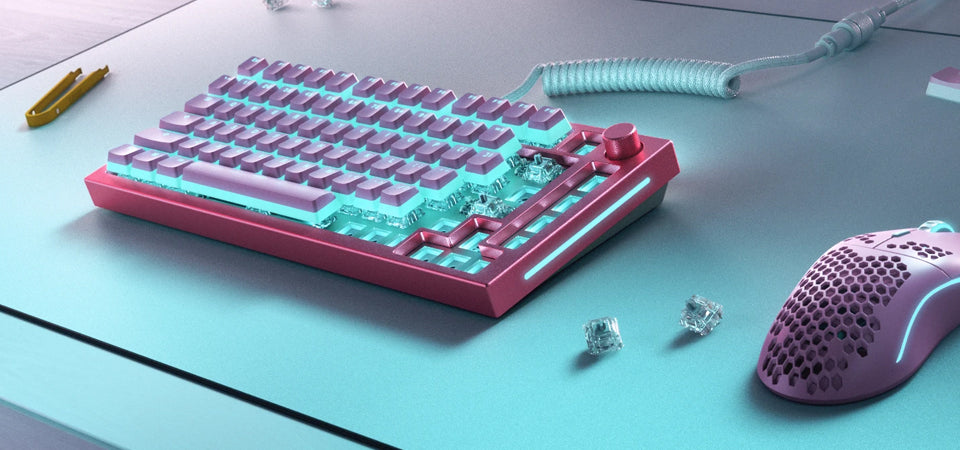 GMMK PRO 75% Alternative Top Frame - Prism Pink GMMK PRO 75% Alternative Top Frame - Prism Pink